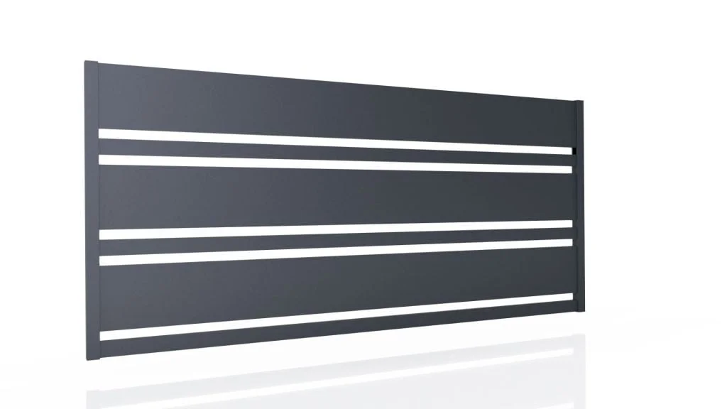 Hliníkový plot HN05 nokov