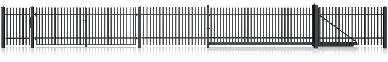 Kovový plot 10-01