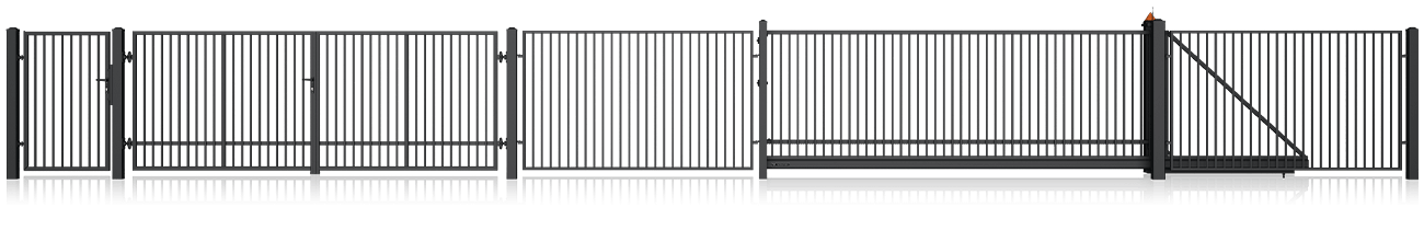 Kovový plot 10-71